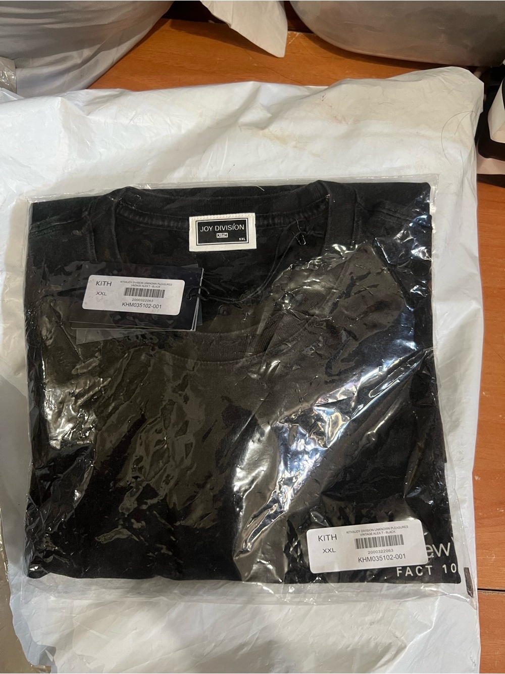 Kith Records for Joy Division Unknown Pleasures Vintage Alex Tee
